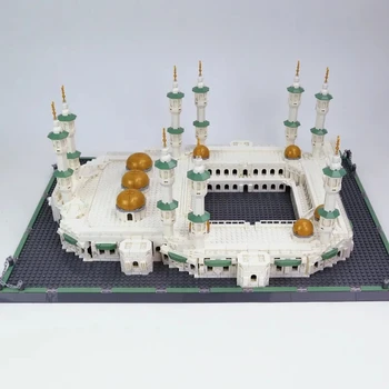 Серия от Street View The Great Mosque of Mecca Строителни блокове Creative Expert Класическият модел на архитектура MOC Тухли Играчки за деца