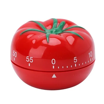 Таймер за домати Електронно напомняне за кухненски таймере Механичен будилник Pomodoro с обратното броене на времето Кухненски инструмент за готвене, Игри таймер Таймер-часовник