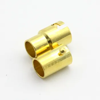 Aaazee 3 Комплекта Сребърни Конектор с Магнитна Закопчалка с Диаметър 5 mm KC Gold с Безопасна Закопчалка на Летва с Дължина 17 мм