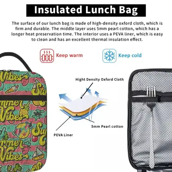 Summer Vibes 292 Lunch Пазарска Чанта за Обяд Детска Обяд-бокс Термална чанта за Обяд