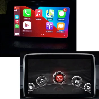 Автомобилен USB адаптер-Хъб За IOS и Android Черен ABS автоаксесоари За Mazda 6 3 2 CX30 CX5 CX8 CX9 MX5 TK78669U0C