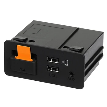 Автомобилен USB адаптер-Хъб За IOS и Android Черен ABS автоаксесоари За Mazda 6 3 2 CX30 CX5 CX8 CX9 MX5 TK78669U0C
