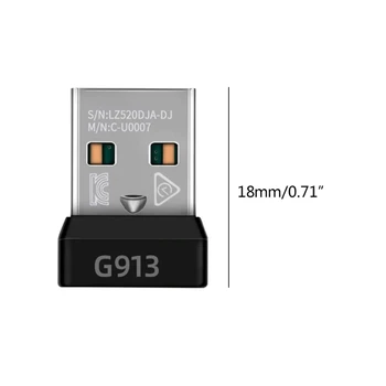 Безжичен приемник USB ключ за адаптер клавиатура Logitech G913 G915