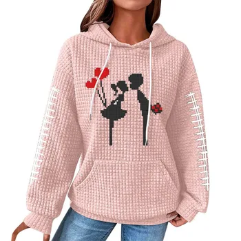 Дамски леки пуловери с цип, новата есенно-зимна регулируема hoody с качулка, женски миниатюрни меки пуловери, дамски блузи с надписи