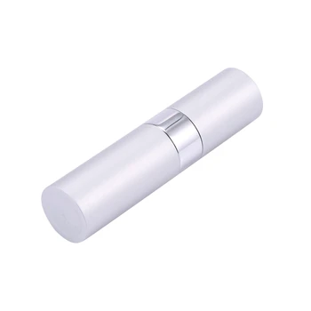 Преносим мини-флакон за пътуване обем 3X8 мл за многократна употреба Празен пулверизатор за парфюми - сребърен