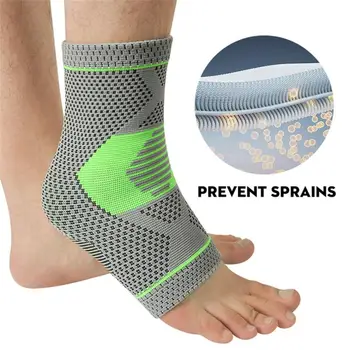 Спортен бандаж за глезените, компрессионный който поддържа ръкав за възстановяване след травми, болки в ставите, в подкрепа на сухожилията, чорапи за краката при подошвенном фасциите